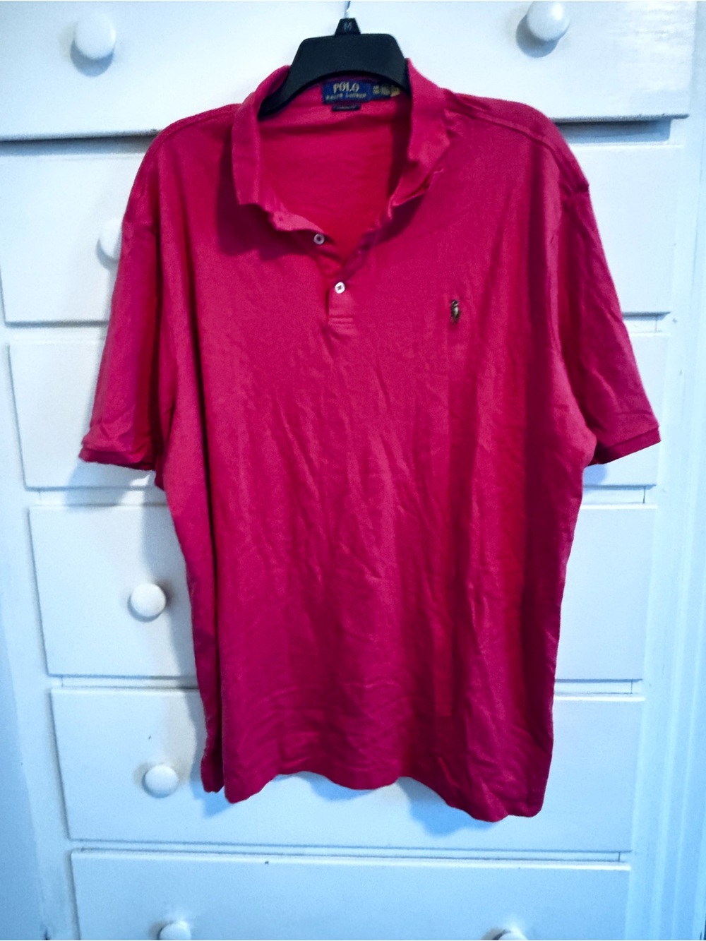 Ralph Lauren Men’s Hot Pink Polo Shirt